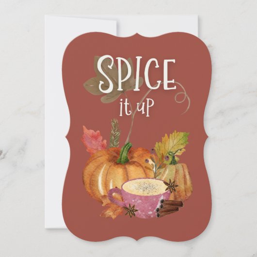 Invitation Epicer le Bon thanksgiving (Devant)