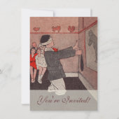 Invitation Épingle la queue à l'âne (Devant)