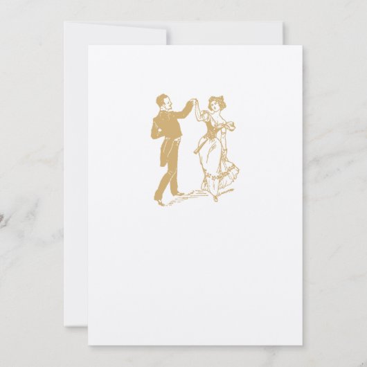 Invitation Époque victorienne Art Nouveau Altar par Anton Sed (Dos)