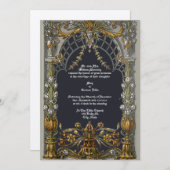 Invitation Époque victorienne Art Nouveau Altar par Anton Sed (Devant / Derrière)