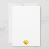 Invitation Épouse D'Automne Dans Une Fête des mariées Tini Bi (Dos)