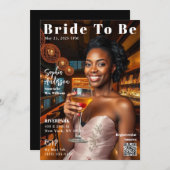 Invitation Épouse de couverture de magazine à être (Devant / Derrière)