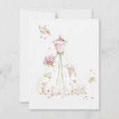 Invitation Épouse en fleur (Dos)