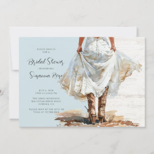 Invitation Épouse En Robe Mariage Bottes De Femme À L'Invitat
