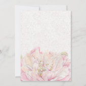 Invitation Épouse illustrée dans la Fête des mariées Lace Gow (Dos)