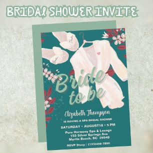 Invitation Épouse pour être Fête des mariées Spa
