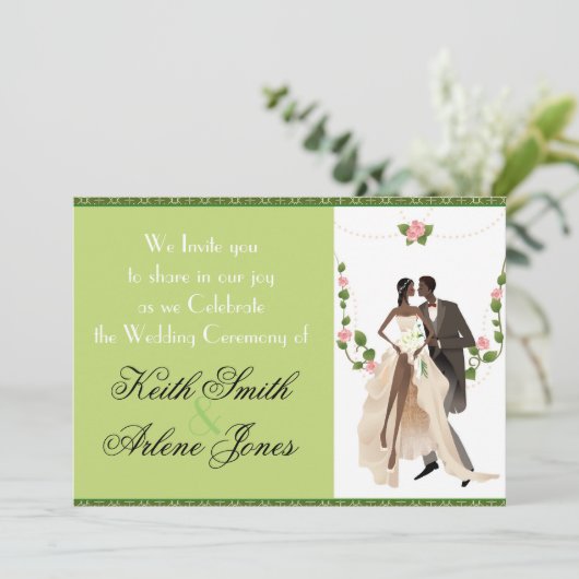 Invitation Épouser (Debout devant)