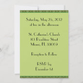 Invitation Épouser (Dos)