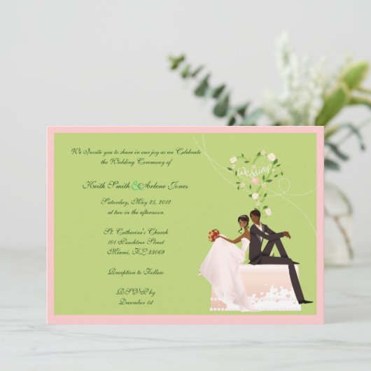 Invitation Épouser (Debout devant)