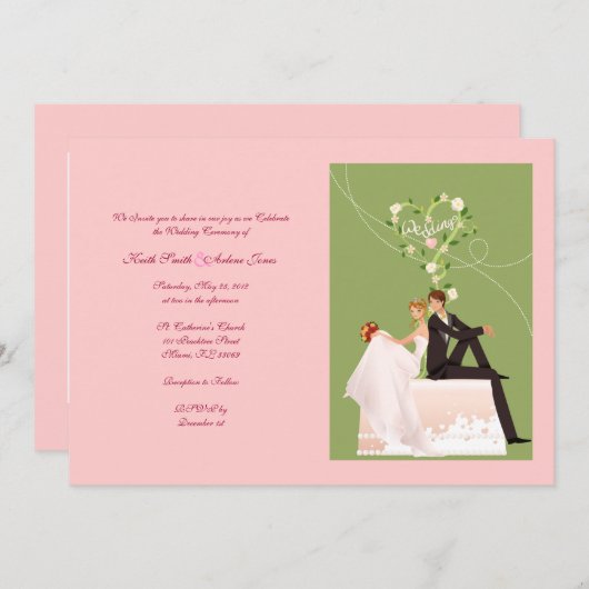 Invitation Épouser (Devant / Derrière)