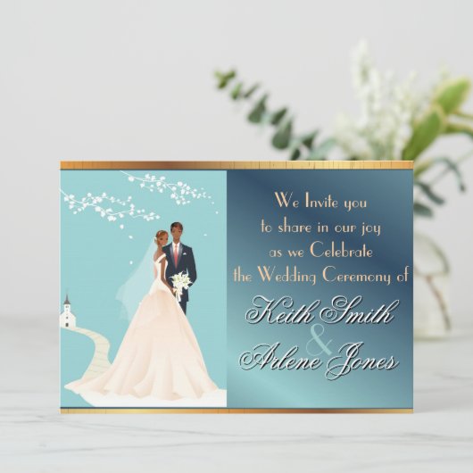 Invitation Épouser (Debout devant)