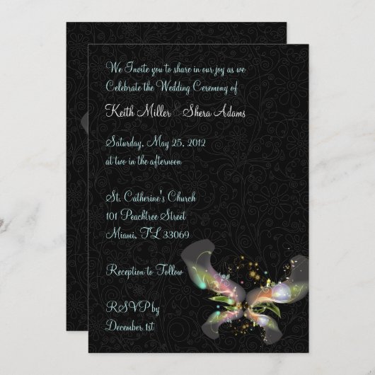 Invitation Épouser (Devant / Derrière)