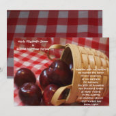 Invitation Épouser d'Apple de pays (Devant / Derrière)