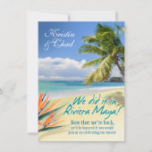 Invitation Épouser VERT FAIT SUR COMMANDE des EAUX (Maya de (Devant)