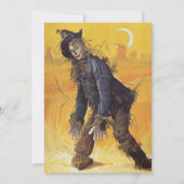 Invitation Épouvantail du Magicien d'Oz, Contes de Fées Ancie (Devant)