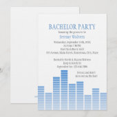 Invitation Equaliseur bleu (Devant / Derrière)