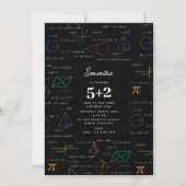 Invitation Équations mathématiques Formules mathématiques Ann (Devant)