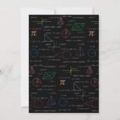 Invitation Équations mathématiques Formules mathématiques Ann (Dos)