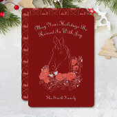 Invitation Equestrian Christmas Card