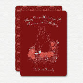 Invitation Equestrian Christmas Card