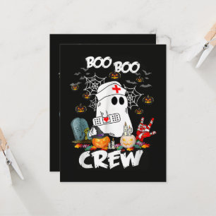 Invitation Équipage Boo Boo Infirmière Fantôme Halloween Effr