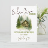 Invitation Équipage cabine avant moi! Week-end Bachelorette P (Debout devant)