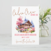 Invitation Équipage cabine avant moi! Week-end Bachelorette P (Debout devant)