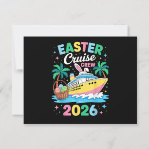 Invitation Équipage de croisière de Pâques 2026 Vacances fami