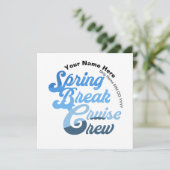 Invitation Équipage de croisière Spring Break (Debout devant)