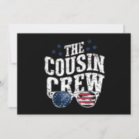 Équipe Cousin 4 juillet Famille Patriotique Améric
