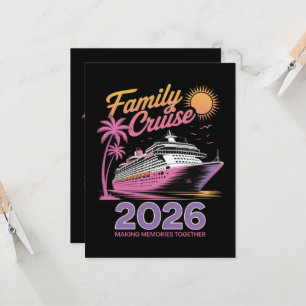 Invitation Équipe de Croisière Familiale 2026 Voyage Correspo