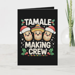 Invitation Équipe de fabrication de tamales Saison de Noël Me