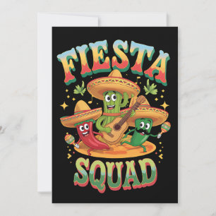 Invitation Équipe de fête drôle Cinco De Mayo Fête mexicaine