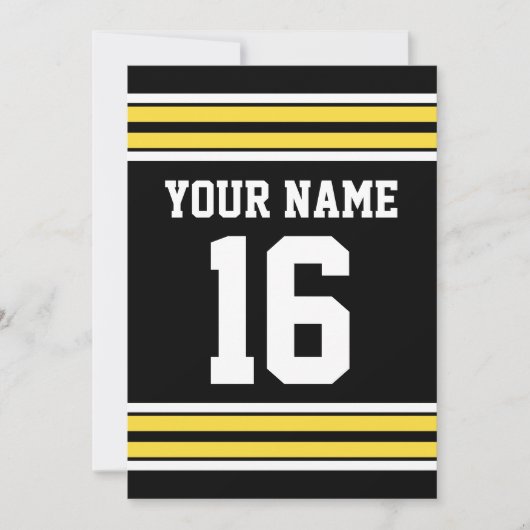 Invitation Équipe de strip-tease Jersey (Devant)