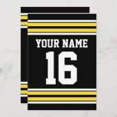 Invitation Équipe de strip-tease Jersey (Devant / Derrière)