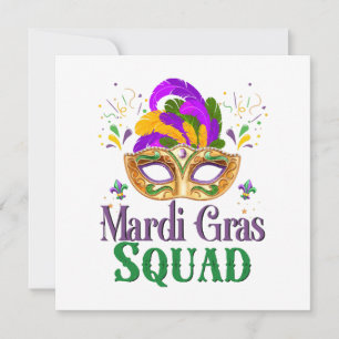 Invitation Équipe Mardi Gras