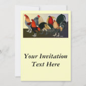 Invitation Équipe Rooster Dream (Devant)