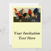 Invitation Équipe Rooster Dream (Devant / Derrière)