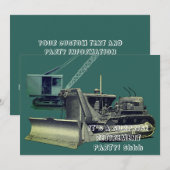 INVITATION ÉQUIPEMENT LOURD DE L'INGÉNIEUR D'EXPLOITATION DE  (Devant / Derrière)