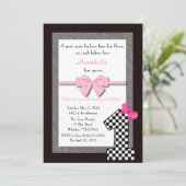 Invitation Ęr anniversaire de bébés (Debout devant)