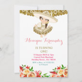 Invitation Ęr or d'invitation d'anniversaire de Mexicain (Devant)