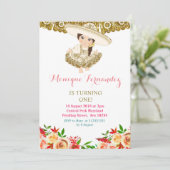 Invitation Ęr or d'invitation d'anniversaire de Mexicain (Debout devant)