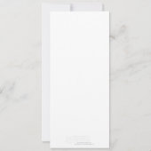 Invitation Éraflure (Dos)