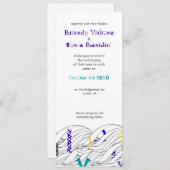 Invitation Éraflure (Devant / Derrière)