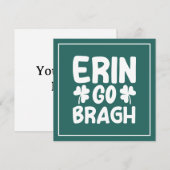 Invitation Erin Go Bragh-60850 (Devant / Derrière)