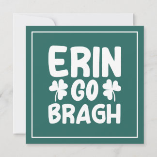 Invitation Erin Go Bragh-60850