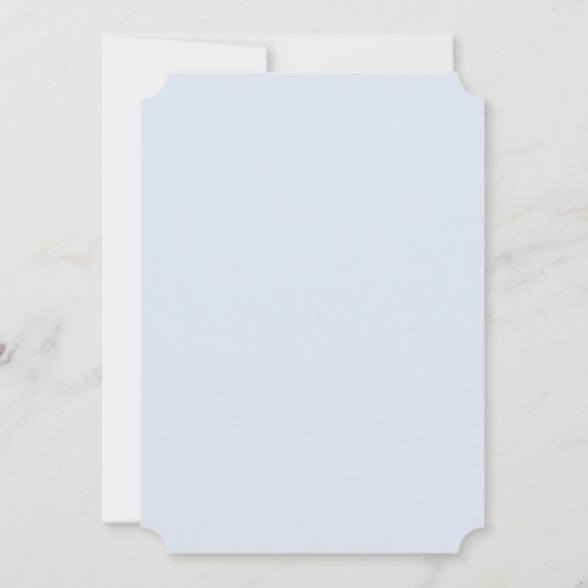 Invitation Es-je quelque chose de bleu ? Proposition de Bow B (Dos)