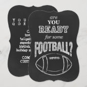 Invitation es-tu prêt pour du football ? (Devant / Derrière)