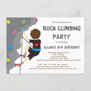 Invitation Escalade Boys Rock