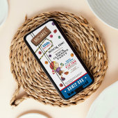 Invitation Escalade de roche Aquarelle Anniversaire Billets P